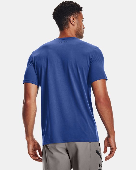 Men's UA GL Foundation Short Sleeve T-Shirt, Blue, pdpMainDesktop image number 1